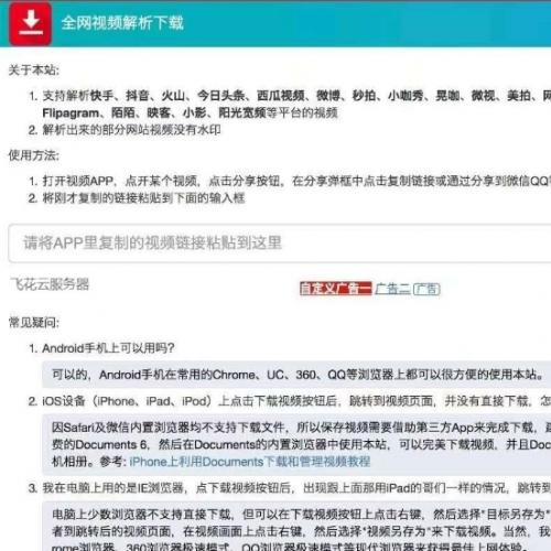 2025视频去水印系统源码下载|多平台解析程序|激活码管理版