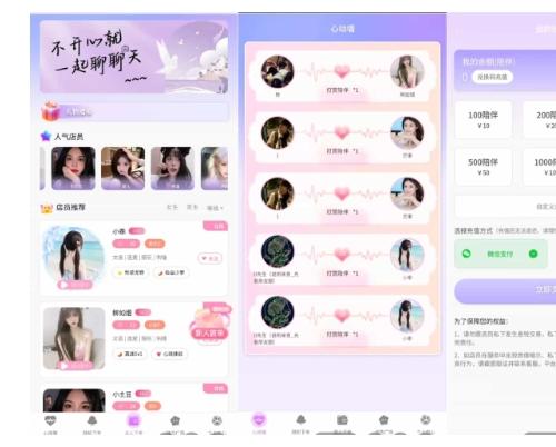 最新陪玩陪聊系统源码下载 - 娱乐交友公众号完整版