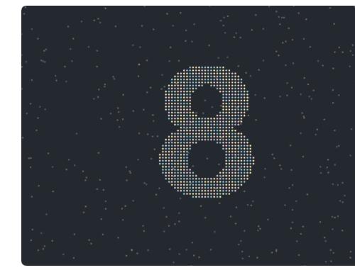 Canvas粒子十秒倒计时HTML源码下载 | HTML5全屏数字爆炸动画特效