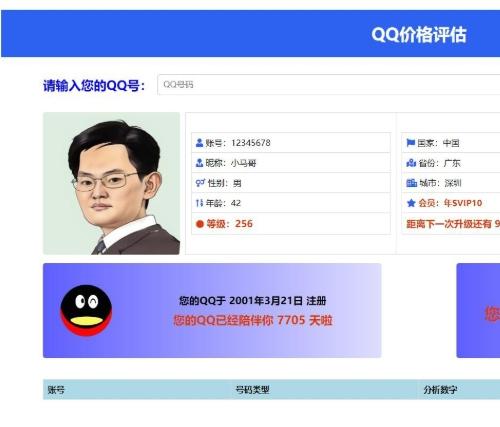 抖音QQ价值评估源码下载 - 前端激活码验证版