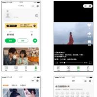 仿抖音影视小程序源码下载|短剧滑动播放系统|微信支付会员体系